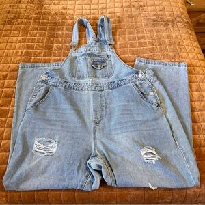 Denim overalls 3X